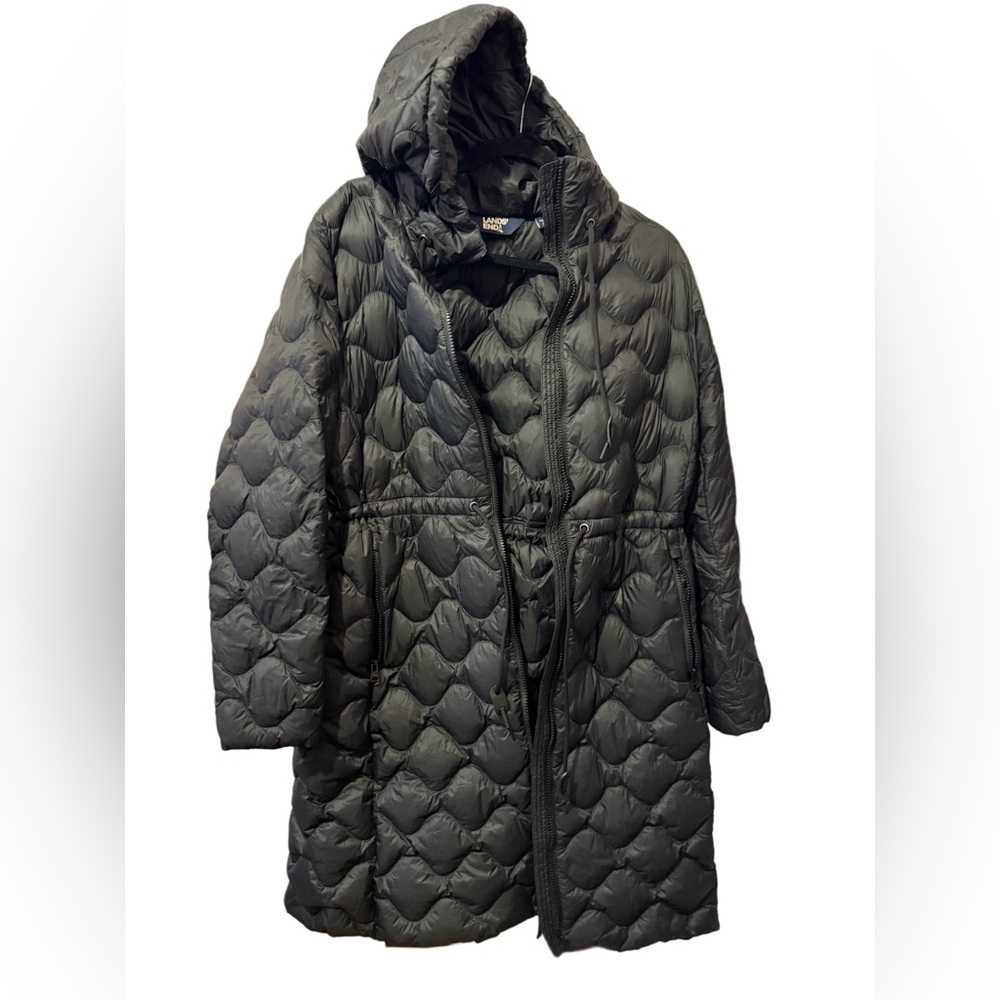 Lands' End Women's Ultralight Packable Quilted Down Coat -